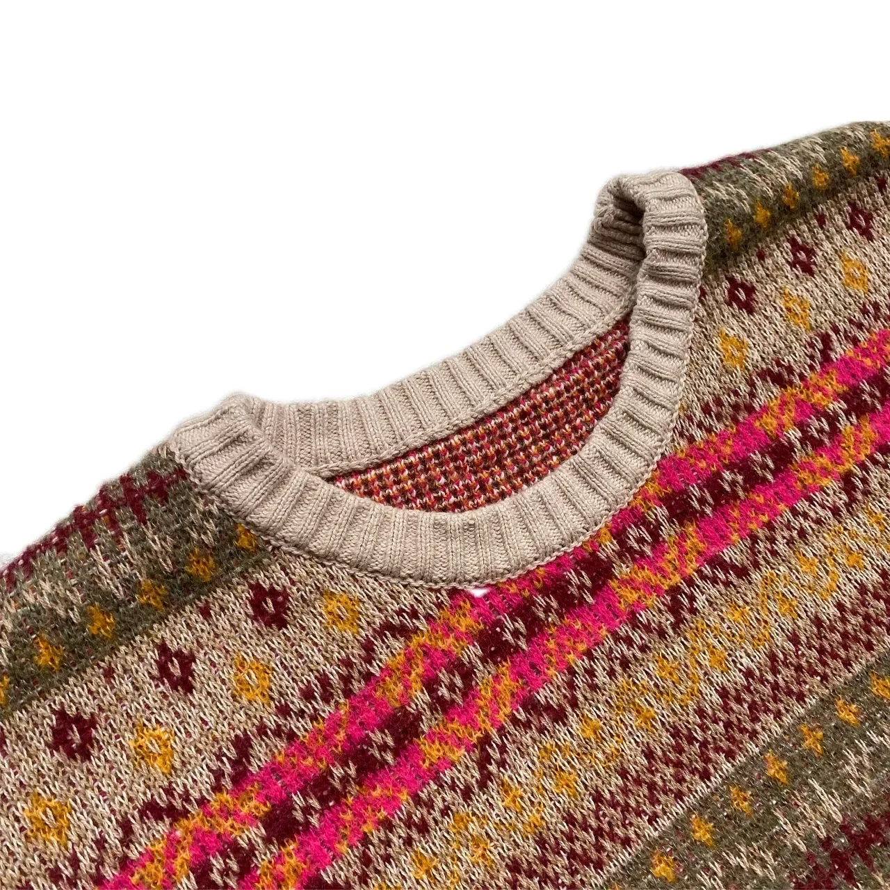 Non Kapital Vintage Hirata Hiroshi Loose Japan Style Men\'s Sweater Bone Skeleton Printed Ethnic Knit Pullover Annual Jia Brand