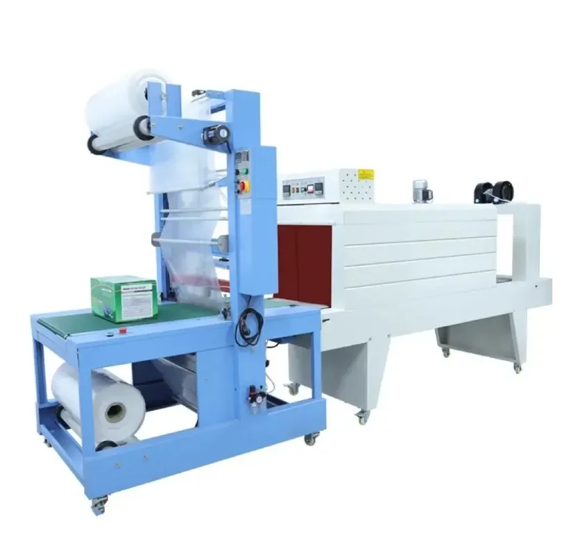 【Brand new】PE Film Shrink Wrapping Carton Box Mineral Water Bottles Packing Machine With Heat Shrink Tunnel