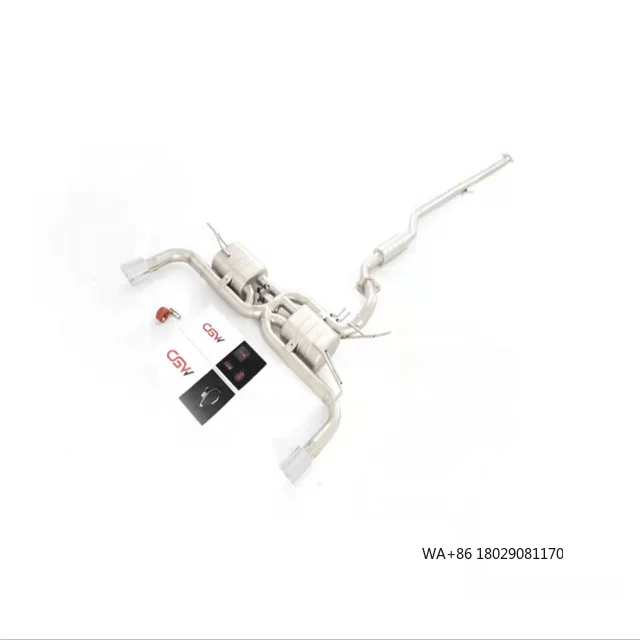 

Новый высокопроизводительный выхлопной глушитель CGW из нержавеющей стали с вырезом под катализатор для Lancer Ex, система Valvetronic