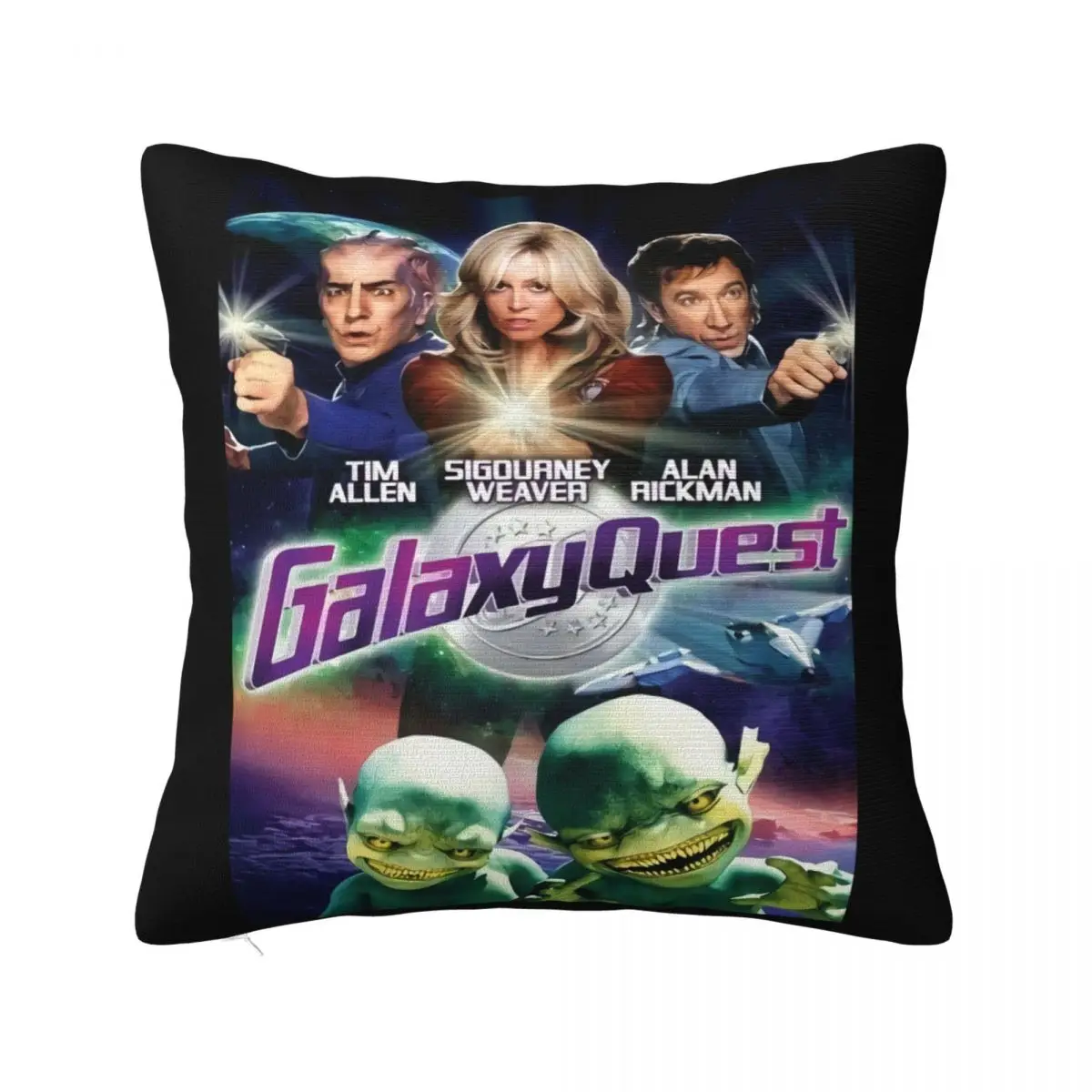 Galaxy Quest 4K Bluray Dvd Cover Poster Small Medium Large Or Xl Slim Fit Cotton Pillow Case