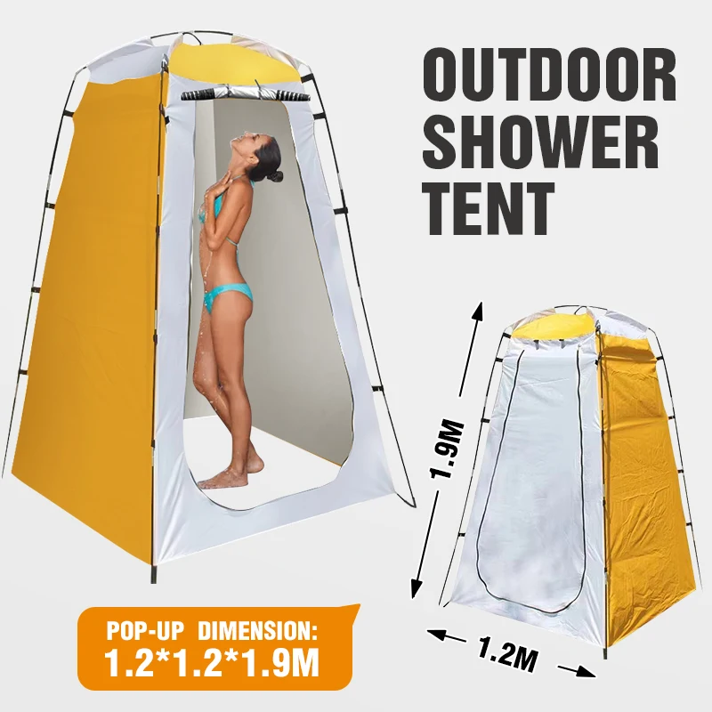 Westtune Privacy Shower Tent Outdoor Waterproof  Changing Room Shelter for Camping Hiking Emergency Toilet Shower Bathroom