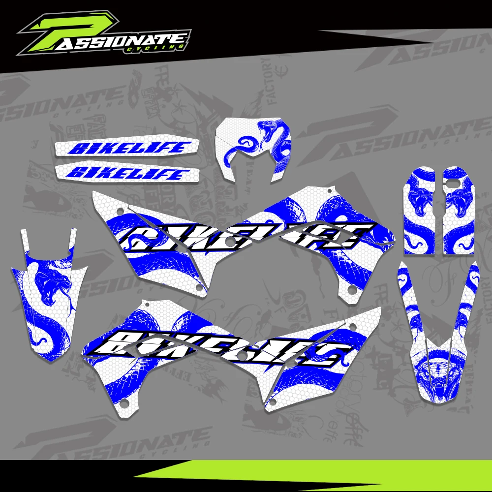 

Motorcycle Graphics Decal Sticker Kit For Sherco SE SEF SER 125 250 300 450 2017 2018 2019 2020 2021 Background Customize Number