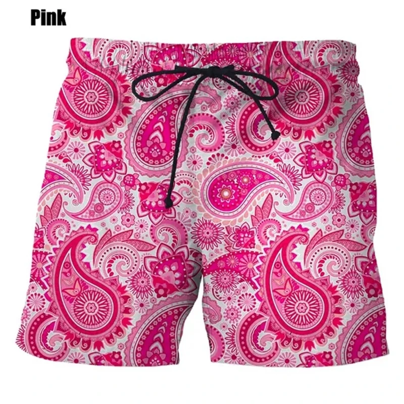 Ink Painting 3D Swimming Shorts Men Summer New Short Trunks Casual Comfort Beach Shorts Masculino Skateboarding Swimsuit