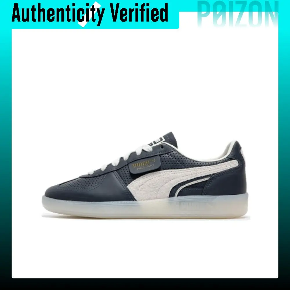 PUMA Classica Cushioning, Wear Resistant Low top German Army Trainers Unisex Blue White Gray 398570-01
