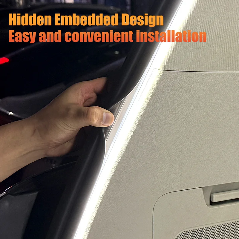 2 متر/4 متر سيارة سطوع عالية جذع الإضاءة المحيطة ضوء الديكور الداخلي Led اللاسلكية التلقائي الاستشعار الباب الخلفي شرائط مصباح #3