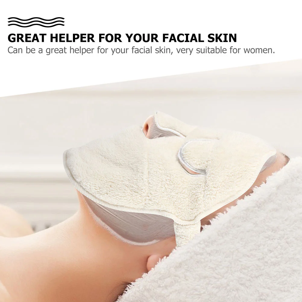 3 قطعة ترطيب تبييض منشفة الوجه المرجان الصوف الساخن الباردة ضغط قناع العناية بالوجه الجمال الجلد قناع الوجه المناشف #1