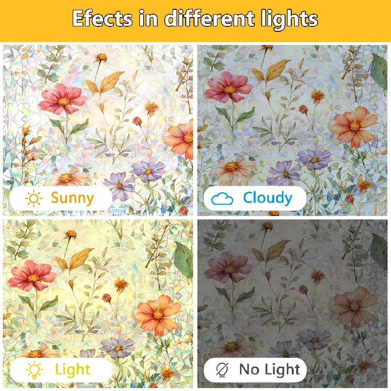 Window Tint Film privacy Film Adhesive Vinyl Interior Decoration Film anti UV Sticker Window privacy Glass Sticker Mural Paper