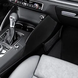 Suede leather Car Wrapping ABS Car Center Console Gear Both Side Panel Cover For Audi A3 8V S3 2013-2020 Interior Accessories