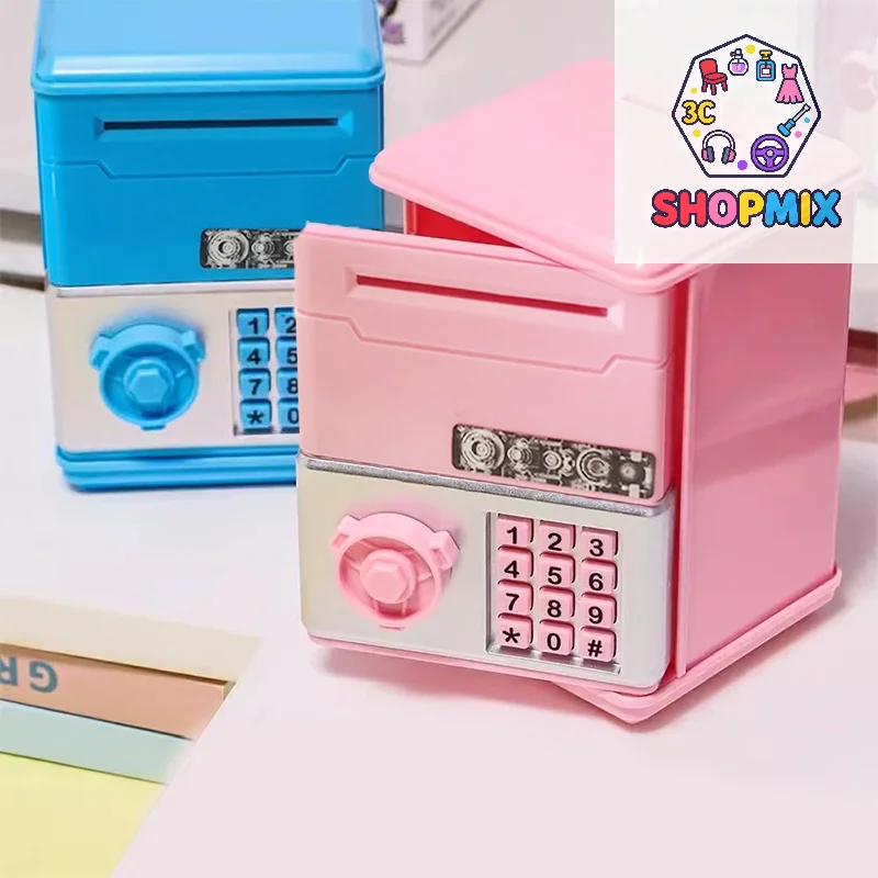 الإبداعية صغيرة الحجم التوفير البنك الأطفال تخزين الخنزير البنك فتاة صندوق تخزين لعبة هدية عيد ميلاد #1