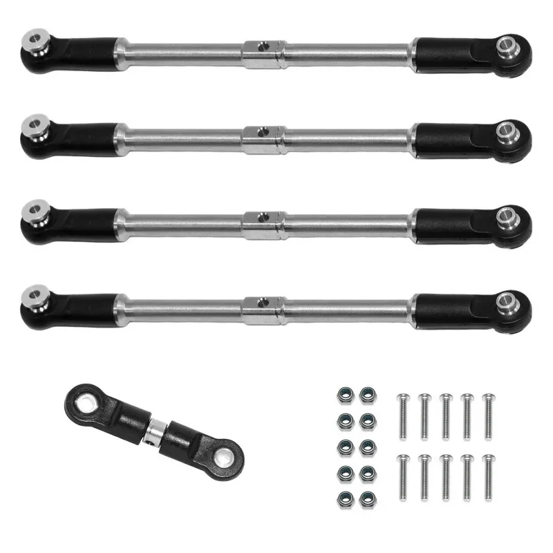 

5pcs Steel Front and Rear Link Rod Tie Rod Servo Link for Arrma 1/8 Karton Outcast 1/7 BIG ROCK Upgrade Parts