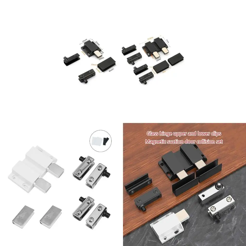 

1SET Магнитный стеклянный шкаф шкафу