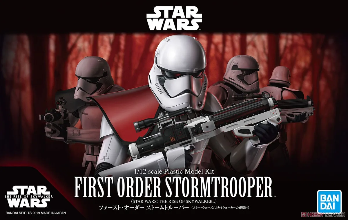 مجموعة ألعاب مجسم الانيمي الامبراطوري Stormtrooper موديل حرب النجوم من Bandai موديل 1/12 هدايا أعياد الميلاد