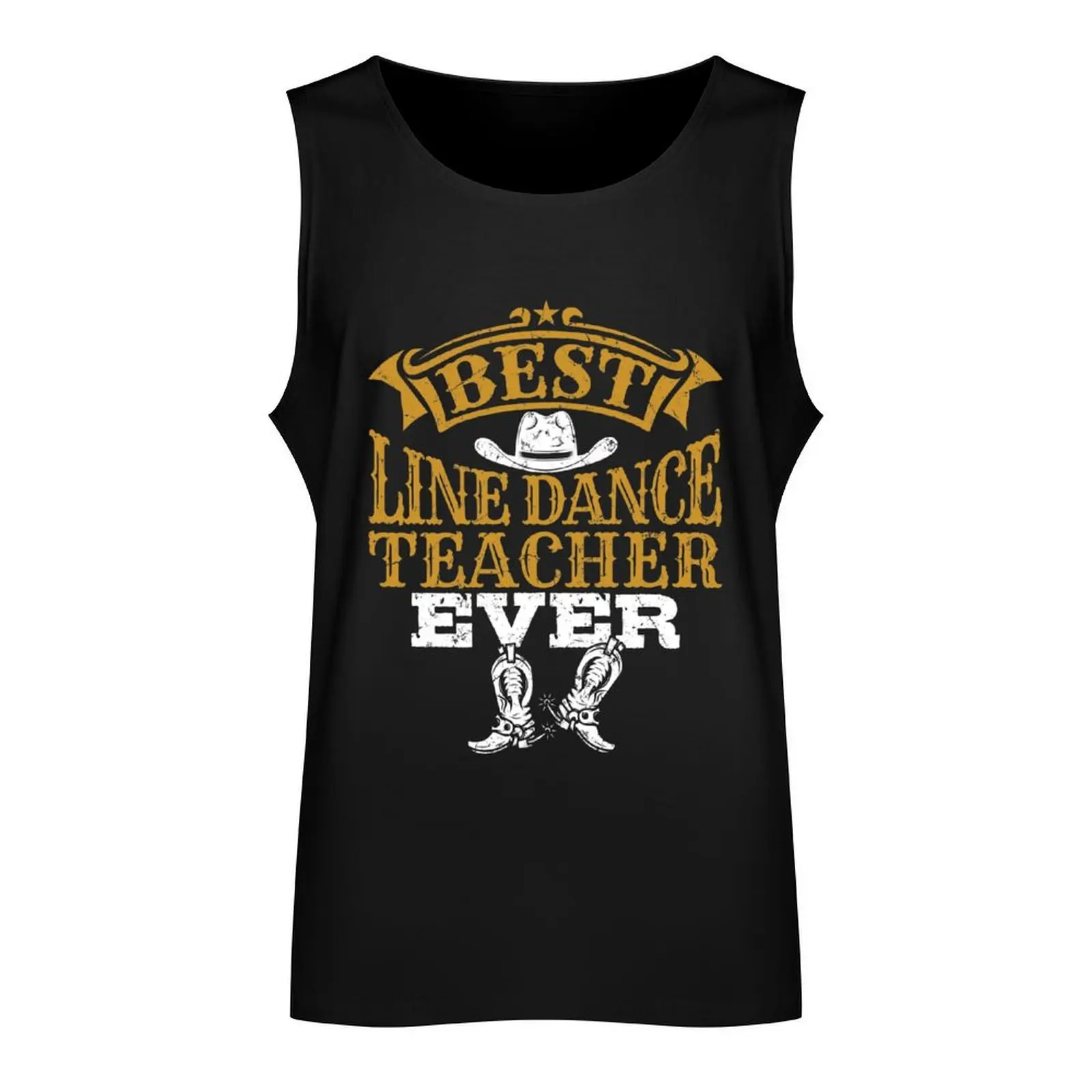 Best Line Dance Teacher Ever Tank Top bodybuilding man Men's singlets