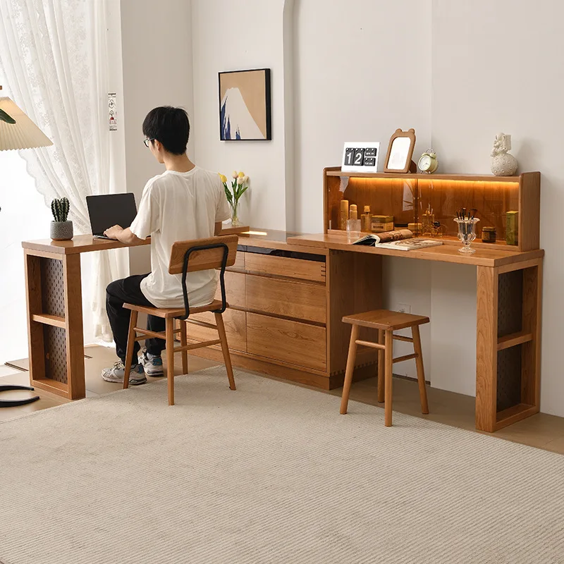 Dresser makeup table Nordic bedroom chest desk combination corner retractable free shipping storage