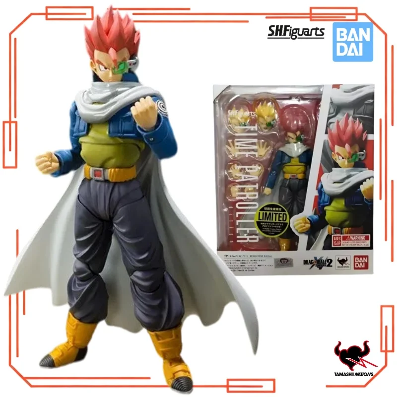 Bandai S.H.Figuarts Dragon Ball Time Patrol Dragon Ball Super Universe Edition Anime Action Figure Model Toy Desktop Ornaments