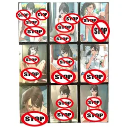 9Pcs/set Anime Suzuya’s Journey Heroine Suzuya ACG Sexy Nude Card Homemade Card Hobby Toy Game Gift Collection Card