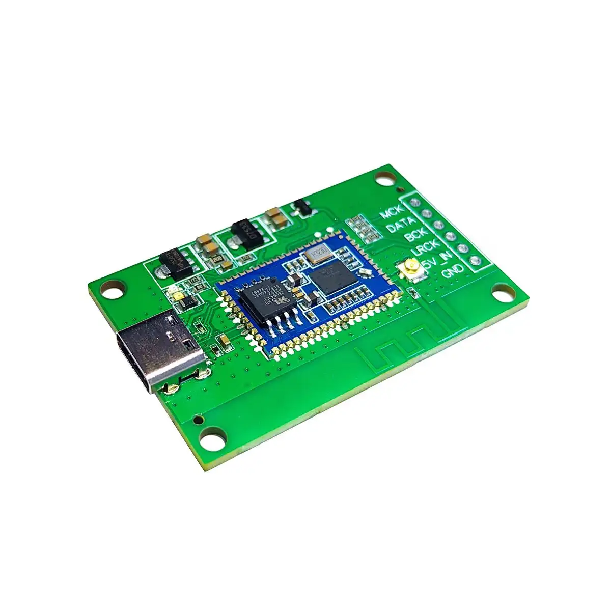 Typec USB sound card QCC5125 QCC5181 Bluetooth digital interface module I2S output LDAC LHDC