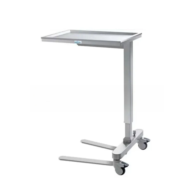 Stainless Steel Hydraulic Medical Apparatus Stand Corrosion Resistant Mayo Table for Hospital Clinic Surgical Instrument Tray