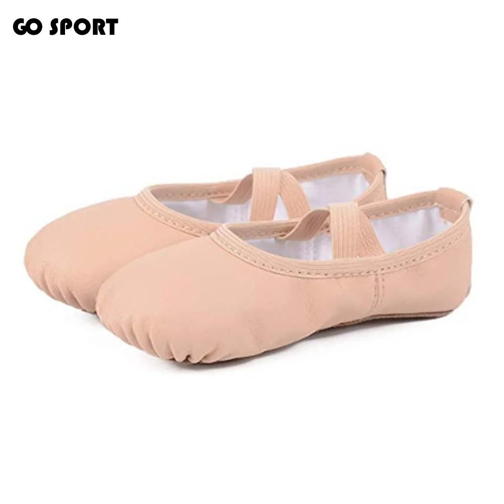 

Легкие в уходе мягкие балетные туфли размером 32-40 с полной подошвой, износостойкие, дышащие, женские балетки для джаза