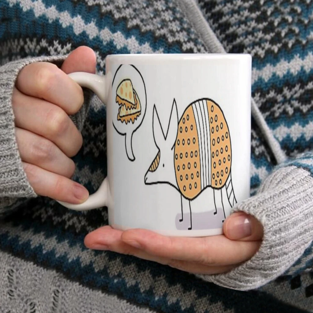 

Do armaDILLOS like quesaDILLAS_Coffee Mug Tea Cup 11oz Coffee Cup Funny Birthday Ceramic Mug Personalized Cup