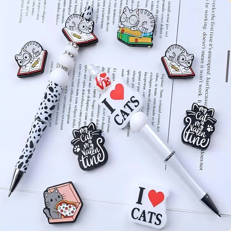 New Beads Jewellery Making Focal Beads Silicone DIY Keychain Beading Bracelet Pendant Handmade Material Silicone Popular Jewelry