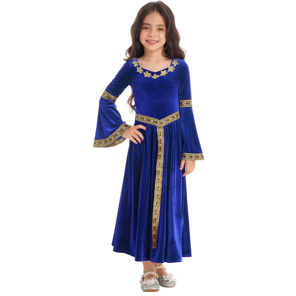 TiaoBug Femme Déguisement Médiévale Renaissance Costume de Princesse Cosplay Halloween Carnaval Robe de Soirée Fête Mascarade Evasé Manches Longues Rouge noir L TiaoBug Femme Déguisement Médiévale Renaissance Costume de Princesse Cosplay Halloween Carnaval Robe de Soirée Fête Mascarade Evasé Manches Longues Rouge noir L