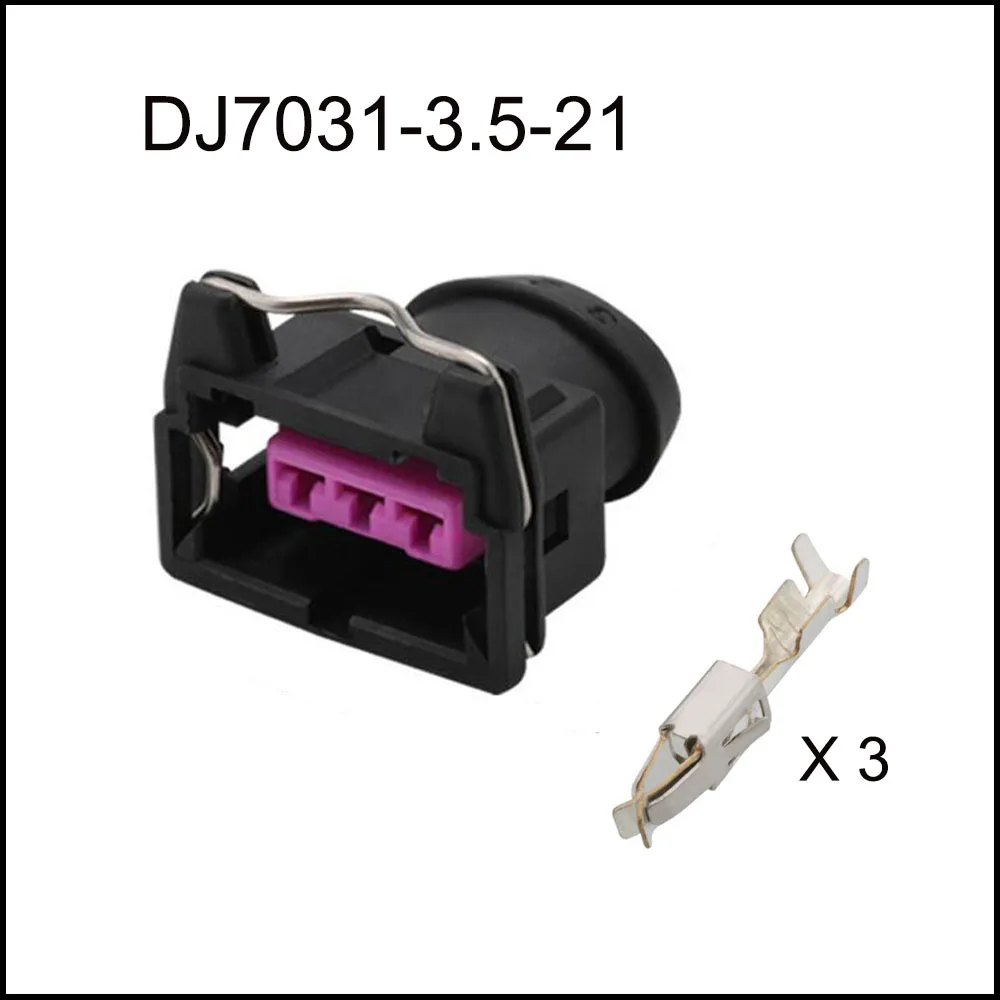 Imagem -06 - Conector de Cabo Impermeável Automático Plugue Automotivo Soquete Masculino Família Terminal Seal Pin Dj7032a3.521 100set