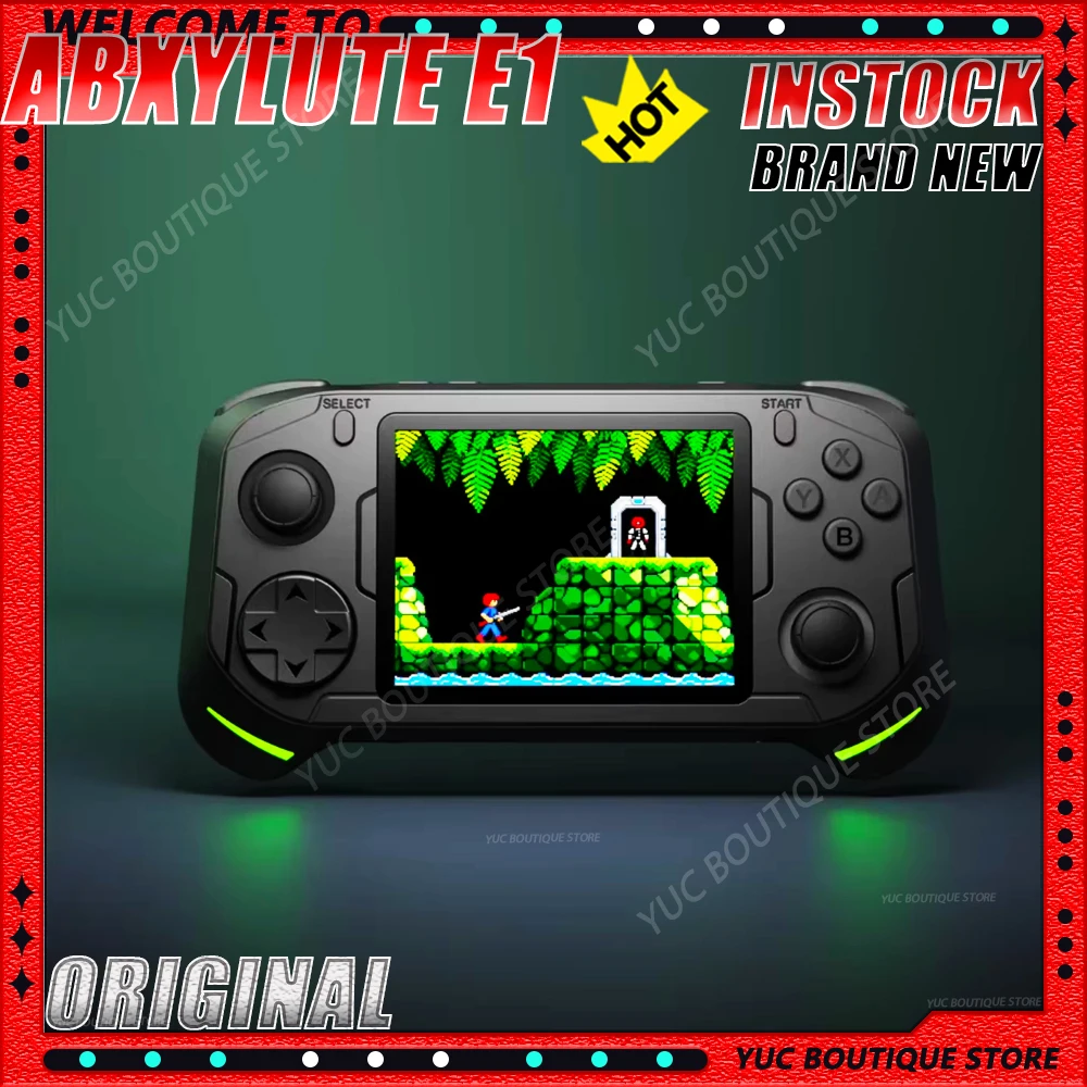 BRAND NEW ABXYLUTE E1 Retro Handheld Gamepad Gaming Console Dual System Android Linux RK3566 3.5 Inch IPS Screen Game Console