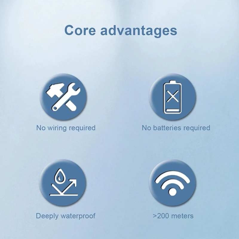 ใหม่ Self-Powered Wireless Doorbell กันน้ํายินดีต้อนรับสมาร์ทประตู Bell 38 เสียงเรียกเข้า 150M ระยะไกลสําหรับผู้สูงอายุ