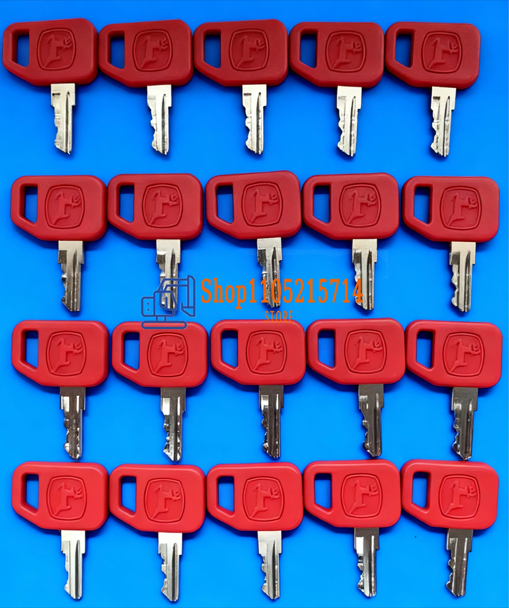 20/10/5/1 PCS JDR Key For Excavator Fit All Graders Dozers Skid Steer AR51481 AT195302