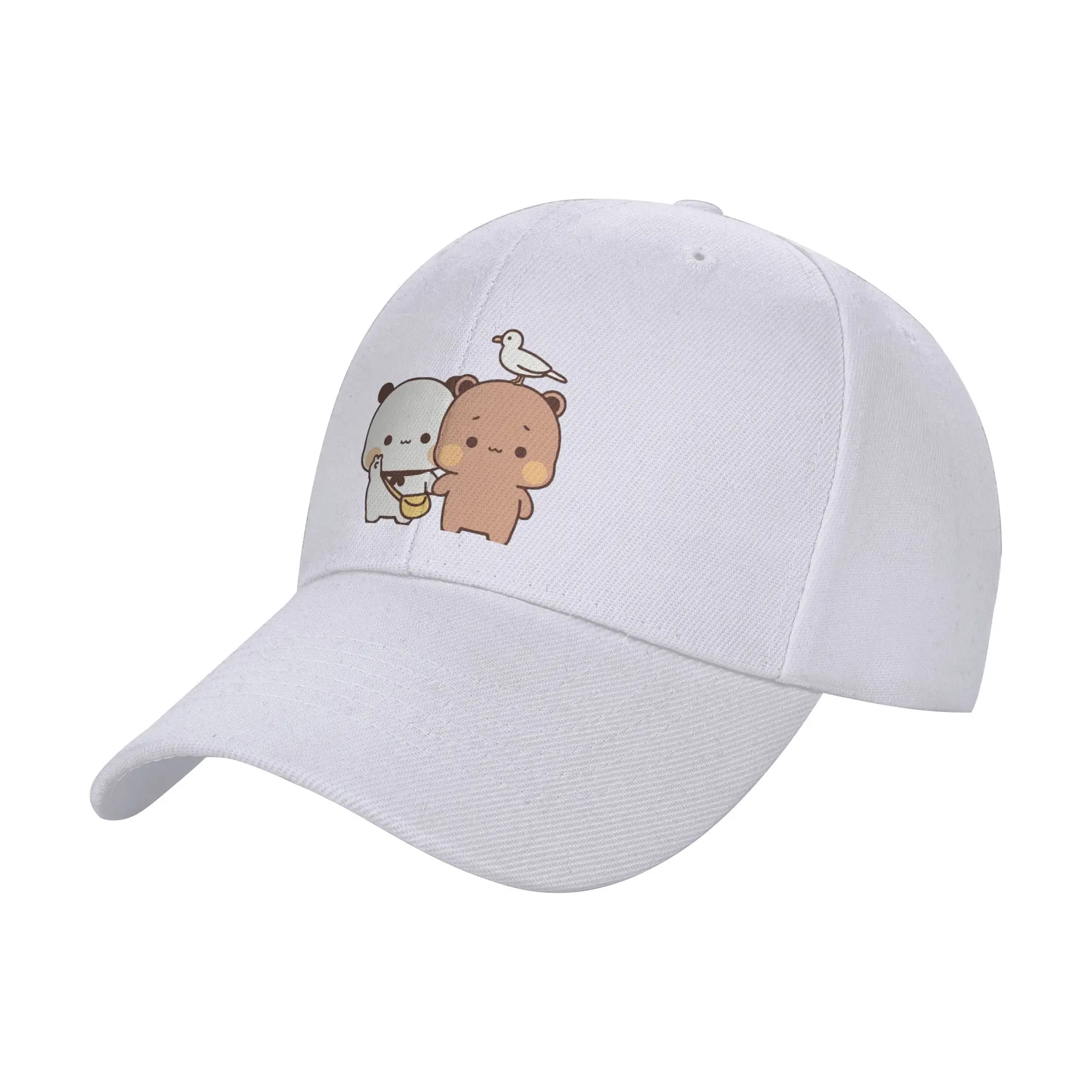 Panda Bear Bubu Dudu Classic Curved Brim Baseball Cap Durable Denim Hat Cap For Women