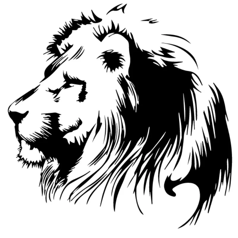 20/25/30cm decalcomanie per Auto adesivi adesivo Beauty Lion merci personalizzate PVC moto Auto decorazione accessori per Auto prodotti in vinile
