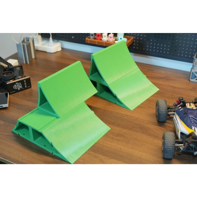 RC Car Climbing Track Mini Cars Obstacle Ramp Racing Track Bridge Scene Accessory Remote Control Car Desktop Stunt Jump Platform