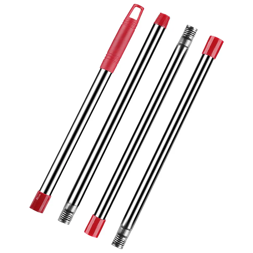 

Mop Handle Replacement Stainless Steel Plastic 4 Section Rotating Mop Stick Rod Cleaning Tools Accessories Household