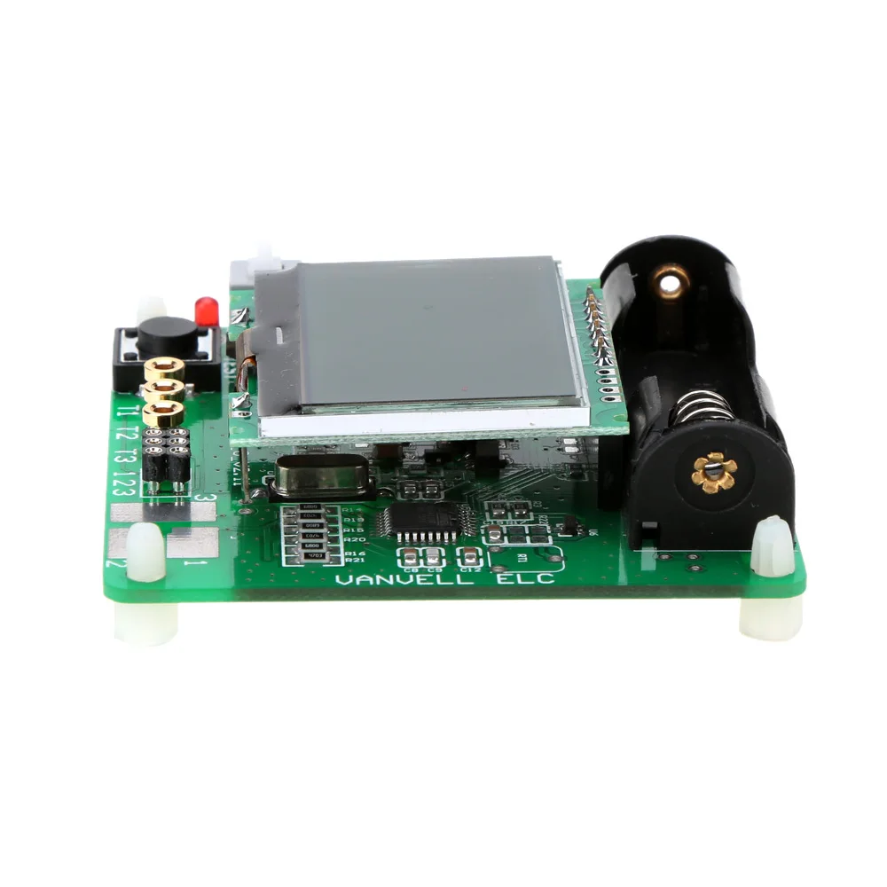 M328 Transistor Tester Automatic Identified Diode Thyristor Capacitance Resistor Inductor Capacitor ESR Meter Checker Detector