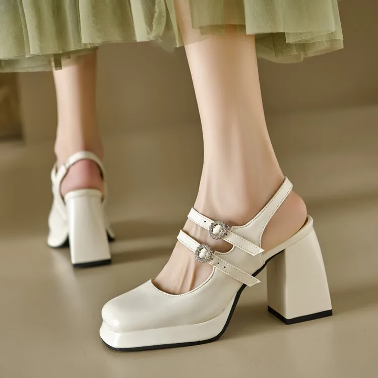 

2024 Summer Large Size Female Sandal High Heels Sale Of Women's Shoes Big Girls High-heeled New Elastic Band Comfort Closed Fas