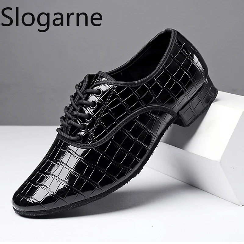 Men Soft Leather Modern Ballroom Dance Shoes Latino Male Jazz Latin Shoes Man Teacher Trainning Yoga Dancing Footwear Sneakers