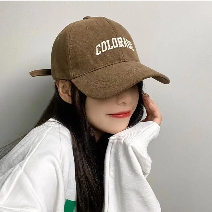 

New Men's and Women's Baseball Hat Spring and Autumn Fashion Outdoor Sunvisor Hat Leisure Korean Embroidery Letter Duck Tongue