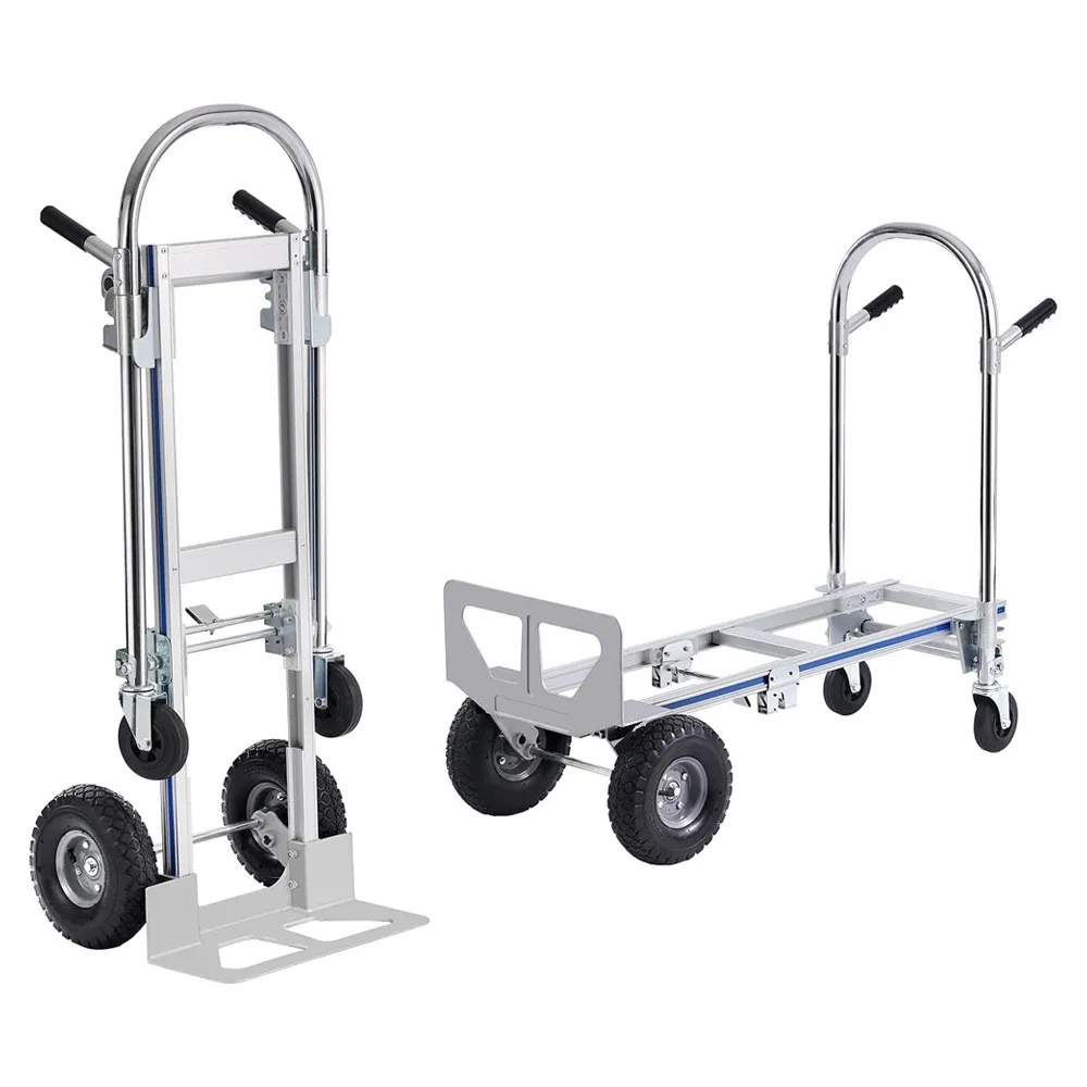 Aluminum Alloy Flatbed Truck Load King Folding Trolley Tiger Truck Luggage Warehouse Truck Platform Structure