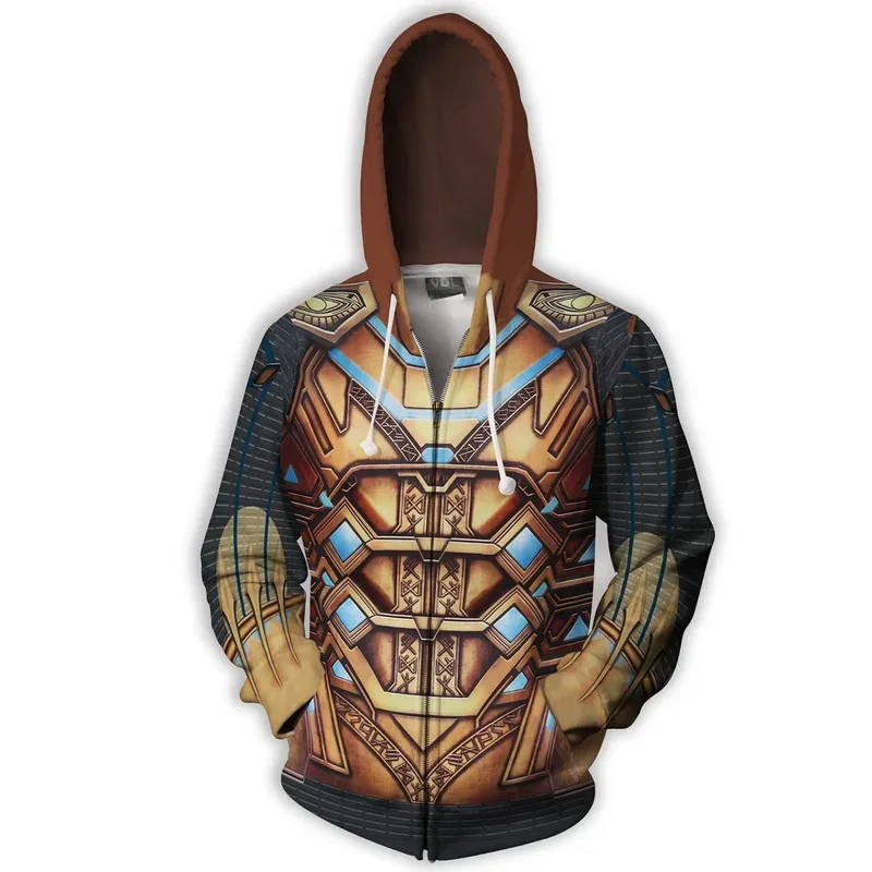 Sudadera con capucha con estampado 3D del dr. Gordon Freeman para hombre, chaqueta con estampado de media vida, abrigo de primavera y otoño, Tops, disfraz de Cosplay, regalo de Navidad