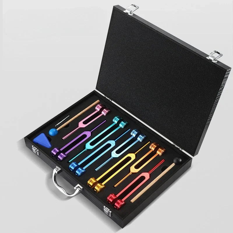 ensemble-de-diapasons-portables-en-alliage-d'aluminium-colore-diapasons-pour-les-chakras-diapasons-de-guerison-diapasons-de-meditation-instruments-de-percussion