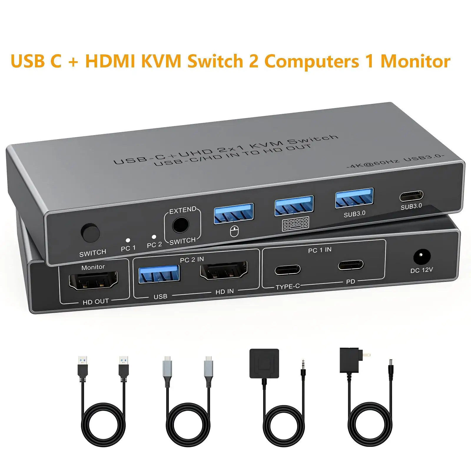 Usb C Kvm Switch 1 … - image