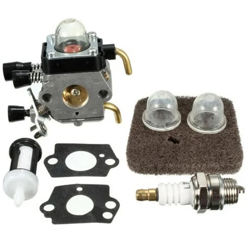 Carburetor Kit For Stihl FS38 FS45 FS46 FS55 KM55 KM55R FS45C FS45L FS55 C FS55 T FC55 KM55R HL45 Carburetor Kit Dropshipping