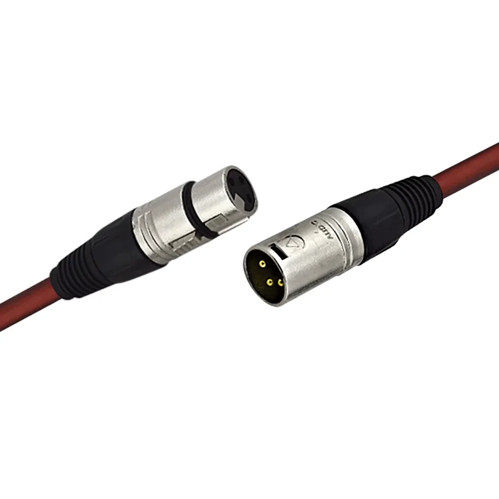 DMX512 Three-Core Kanon Male And Female XLR Cable for Stage Light Signal Light Beam Mixer Power Amplifier Microphone Connection