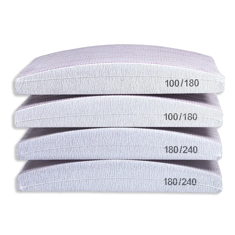 

50 шт. пилочки для ногтей, зернистость 100/180, двухсторонняя наждачная бумага, шлифовальный гель для ногтей, лак для ногтей, принадлежности для маникюра