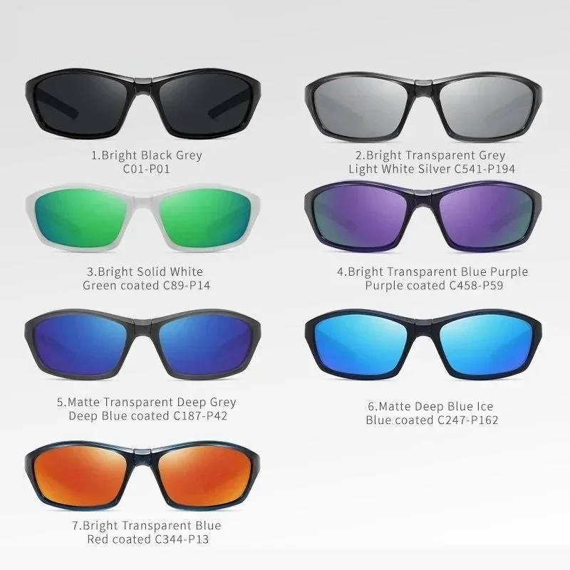 COHK occhiali da sole pieghevoli Vintage da uomo polarizzati Retro Driving Fishing Luxury Brand Designer occhiali da sole per occhiali maschili UV400