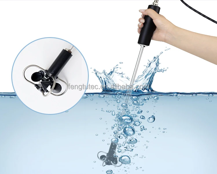 2025 Portable Water Current Meter River Current Water Velocity Portable Flow Meter Hand-held Current Meter