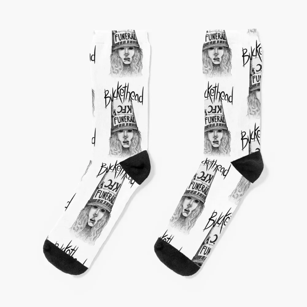 

Buckethead Sketch Socks new in's hip hop funny gift Socks Female Men's moving stockings man anti-slip Girl'S Socks Men's