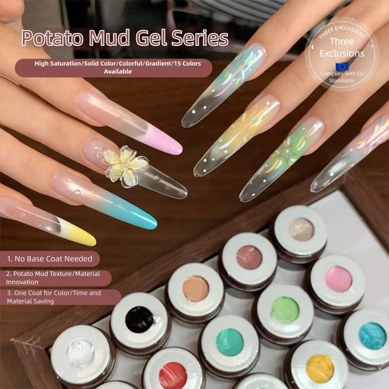 2026 Autumn/Winter  Creamy Clay Texture Collection – Durable Single-Color Gradient Elegance
