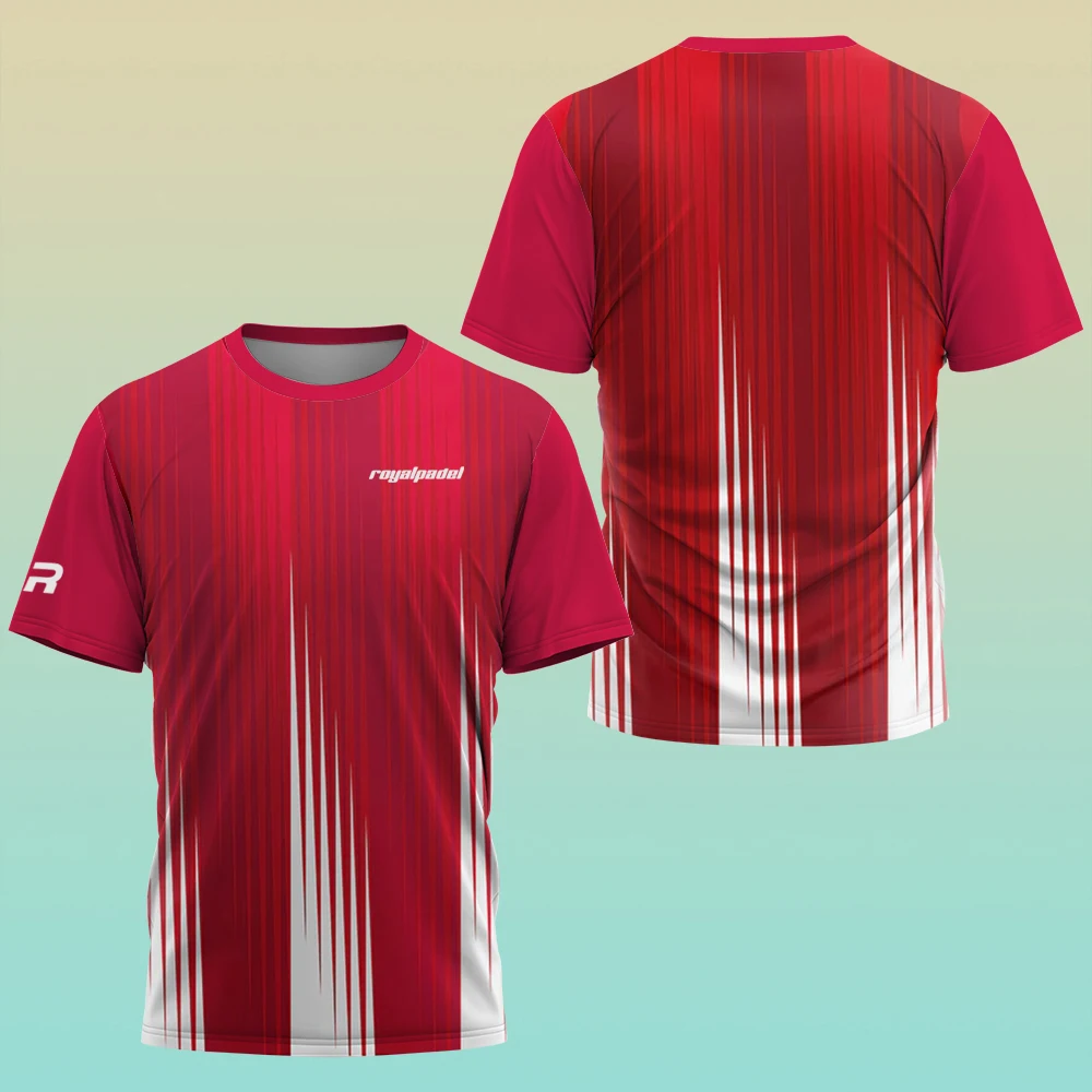 

New Fashion Tennis Men's T-shirt Training Clothes Summer Outdoor Tennis Sportswear Casual O Collar Short Sleeve Men's T-shirt